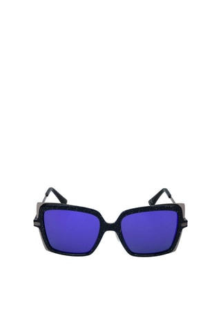 Lunettes de soleil femme - Verres effet miroir - Catégorie 3 - Italia Independent - Noir, argenté et gris