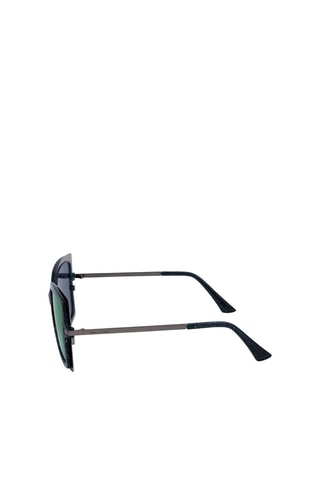 Lunettes de soleil femme - Verres effet miroir - Catégorie 3 - Italia Independent - Noir, argenté et gris
