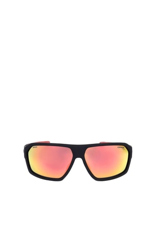 Lunettes de soleil homme - Verres effet miroir - Catégorie 2 - Carrera - Noir, rouge et gris