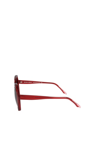Lunettes de soleil femme - Catégorie 2 - Silvian Heach - Gris et rouge