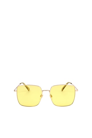 Lunettes de soleil femme - Catégorie 1 - Levi's - Jaune et doré