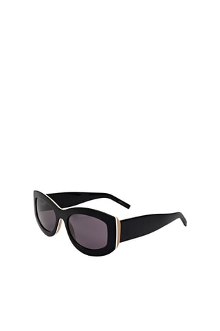 Lunettes de soleil femme - Catégorie 3 - Hugo Boss - Blanc, noir et doré