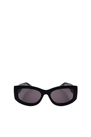 Lunettes de soleil femme - Catégorie 3 - Hugo Boss - Blanc, noir et doré