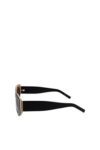 Lunettes de soleil femme - Catégorie 3 - Hugo Boss - Blanc, noir et doré