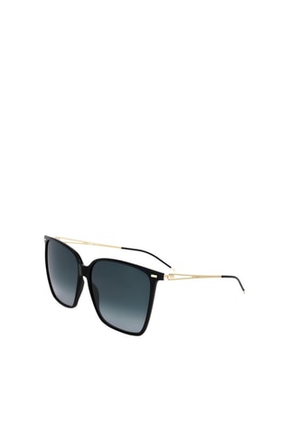 Lunettes de soleil femme - Catégorie 3 - Hugo Boss - Noir, doré et gris