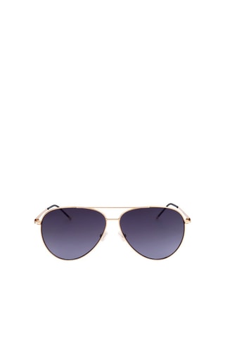 Lunettes de soleil femme - Catégorie 2 - Hugo Boss - Noir, rose, doré et gris