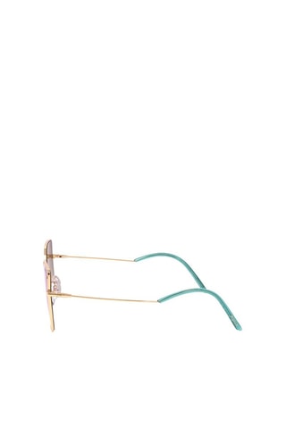 Lunettes de soleil femme - Catégorie 2 - Hickmann - Bleu et doré