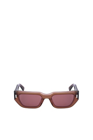Lunettes de soleil femme - Catégorie 3 - Calvin Klein - Marron, violet et doré