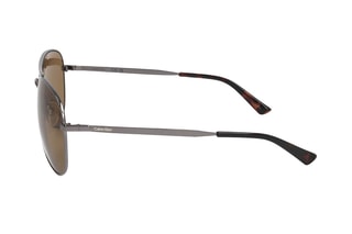 Lunettes de soleil homme - Catégorie 3 - Calvin Klein Collection - Marron et gris