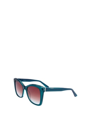 Lunettes de soleil femme - Catégorie 2 - Calvin Klein - Bleu, marron et doré