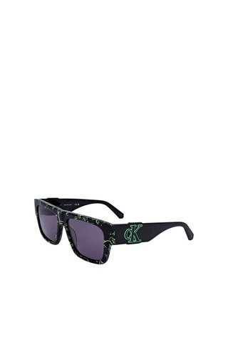 Lunettes de soleil homme - Catégorie 3 - Calvin Klein Jeans - Noir et vert