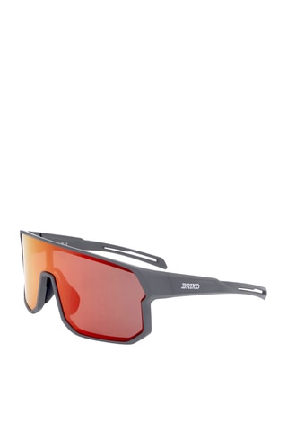 Lunettes de soleil homme - Verres effet miroir - Catégorie 3 - Anthracite