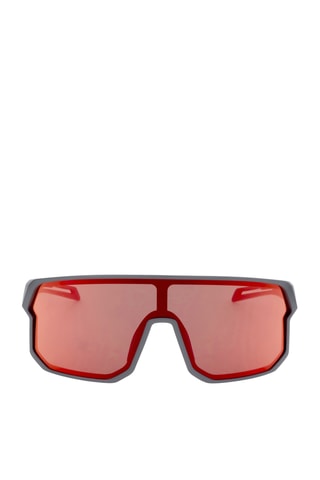 Lunettes de soleil homme - Verres effet miroir - Catégorie 3 - Anthracite