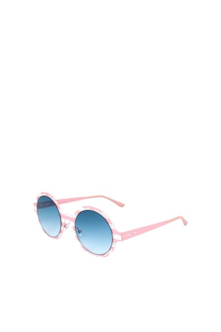 Lunettes de soleil femme - Catégorie 2 - Italia Independent - Blanc et rose