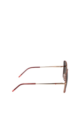 Lunettes de soleil femme - Catégorie 3 - Hugo - Rouge, marron et doré