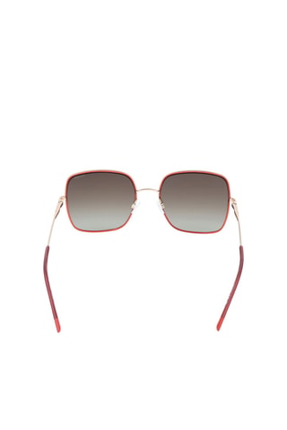 Lunettes de soleil femme - Catégorie 3 - Hugo - Rouge, marron et doré