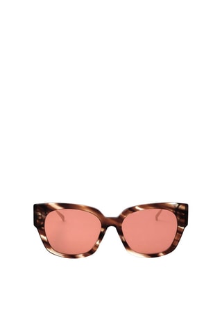 Lunettes de soleil femme - Catégorie 3 - Sandro - Rouge, marron et doré