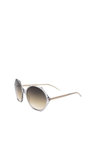 Lunettes de soleil femme - Catégorie 2 - Hugo Boss - Marron et gris