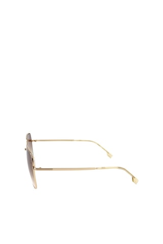 Lunettes de soleil femme - Catégorie 2 - Hugo Boss - Marron et doré