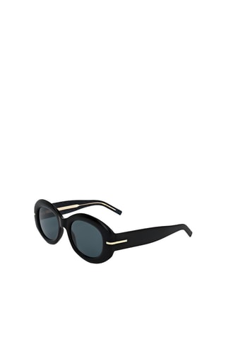 Lunettes de soleil femme - Catégorie 3 - Hugo Boss - Noir, doré et gris