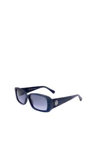 Lunettes de soleil femme - Catégorie 3 - Tommy Hilfiger - Blanc, noir et bleu