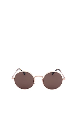 Lunettes de soleil femme - Catégorie 3 - Tommy Hilfiger - Marron, rose et doré