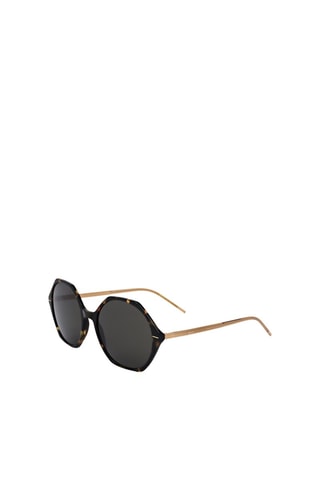 Lunettes de soleil femme - Catégorie 3 - Hugo Boss - Noir, jaune et marron
