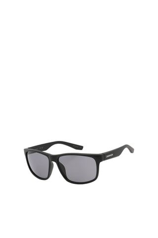 Lunettes de soleil homme - Catégorie 3 - Calvin Klein - Noir, argenté et gris