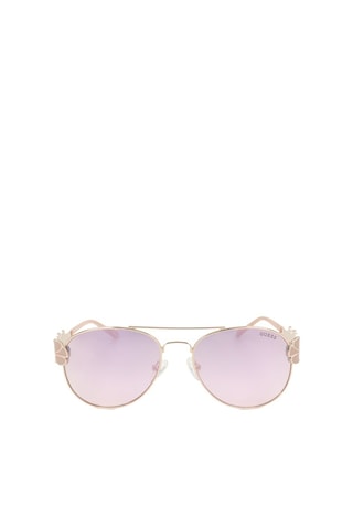Lunettes de soleil enfant - Catégorie 2 - Guess factory - Rouge, rose et doré