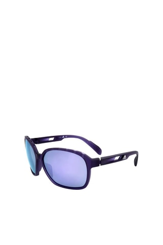 Lunettes de soleil polarisées femme - Catégorie 3 - Adidas Sport - Blanc et violet