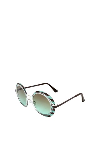 Lunettes de soleil femme - Catégorie 2 - Italia Independent - Noir, bleu et marron