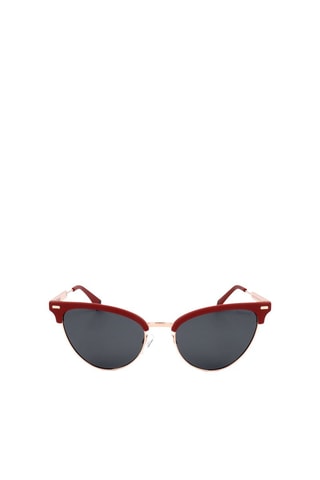 Lunettes de soleil polarisées femme - Catégorie 3 - Polaroid - Rouge et doré