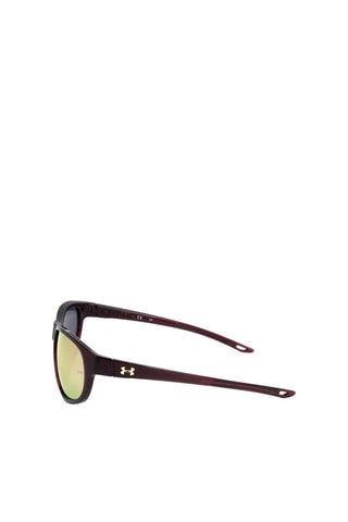 Lunettes de soleil femme - Verres effet miroir - Catégorie 3 - Under Armour - Rouge et marron