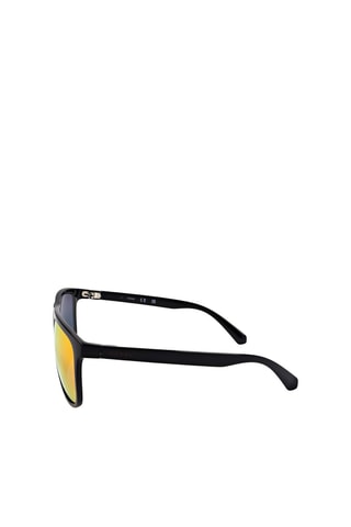 Lunettes de soleil polarisées homme - Verres effet miroir - Catégorie 3 - Guess Factory - Noir et gris