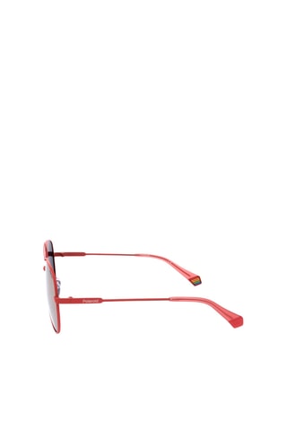 Lunettes de soleil polarisées mixte - Verres effet miroir - Catégorie 3 - Polaroid - Rouge et rose