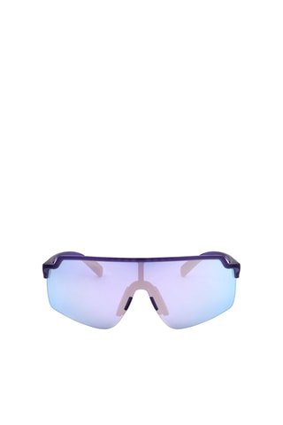 Lunettes de soleil mixte - Verres effet miroir - Catégorie 3 - Adidas Sport - Blanc et violet