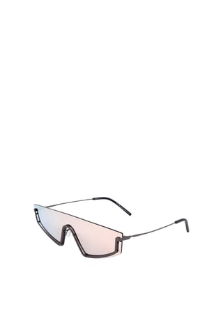 Lunettes de soleil mixte - Verres effet miroir - Catégorie 2 - Italia Independent - Noir