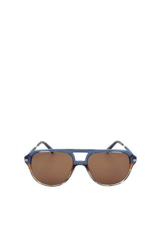 Lunettes de soleil homme - Catégorie 2 - Calvin Klein Jeans - Bleu et marron