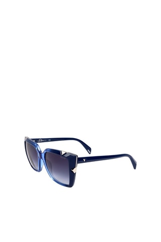 Lunettes de soleil femme - Catégorie 3 - Police - Argenté et bleu
