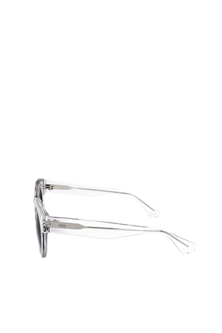 Lunettes de soleil femme - Catégorie 3 - Sandro - Blanc, argenté et gris