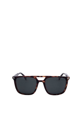 Lunettes de soleil polarisées homme - Catégorie 3 - Polaroid - Marron et vert