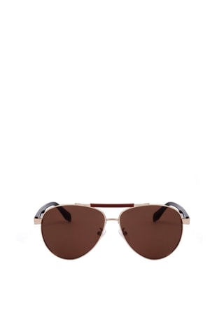Lunettes de soleil homme - Catégorie 3 - Adidas Original - Marron et doré