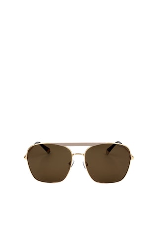 Lunettes de soleil polarisées femme - Catégorie 3 - Polaroid - Noir et doré
