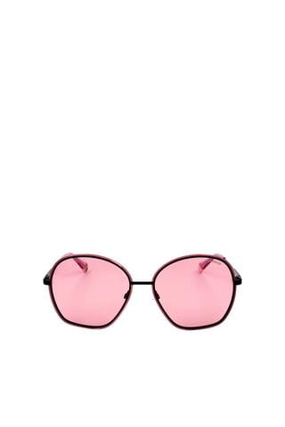 Lunettes de soleil polarisées femme - Catégorie 1 - Polaroid - Noir et rose