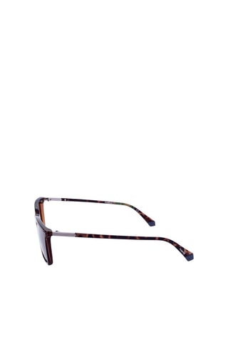 Lunettes de soleil homme - Catégorie 3 - Polaroid - Bleu et marron