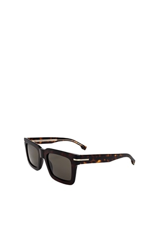 Lunettes de soleil homme - Catégorie 3 - Hugo Boss - Marron et gris