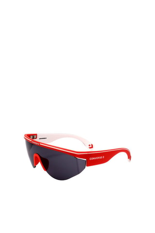 Lunettes de soleil femme - Catégorie 3 - Converse - Blanc, rouge et gris