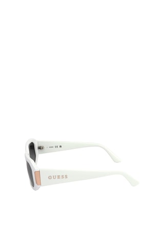 Lunettes de soleil femme - Catégorie 2 - Guess Factory - Blanc, vert et rose