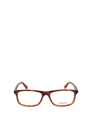 Lunettes de vue homme - Guess - Noir, jaune, marron et argenté