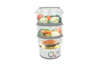 Cuiseur vapeur 3 paniers - 7,5 l